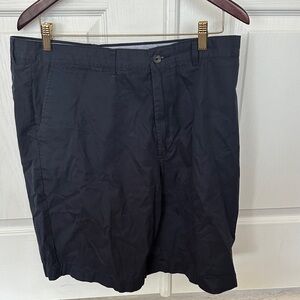 Club Room Men’s Navy Flat-Front Cotton Shorts